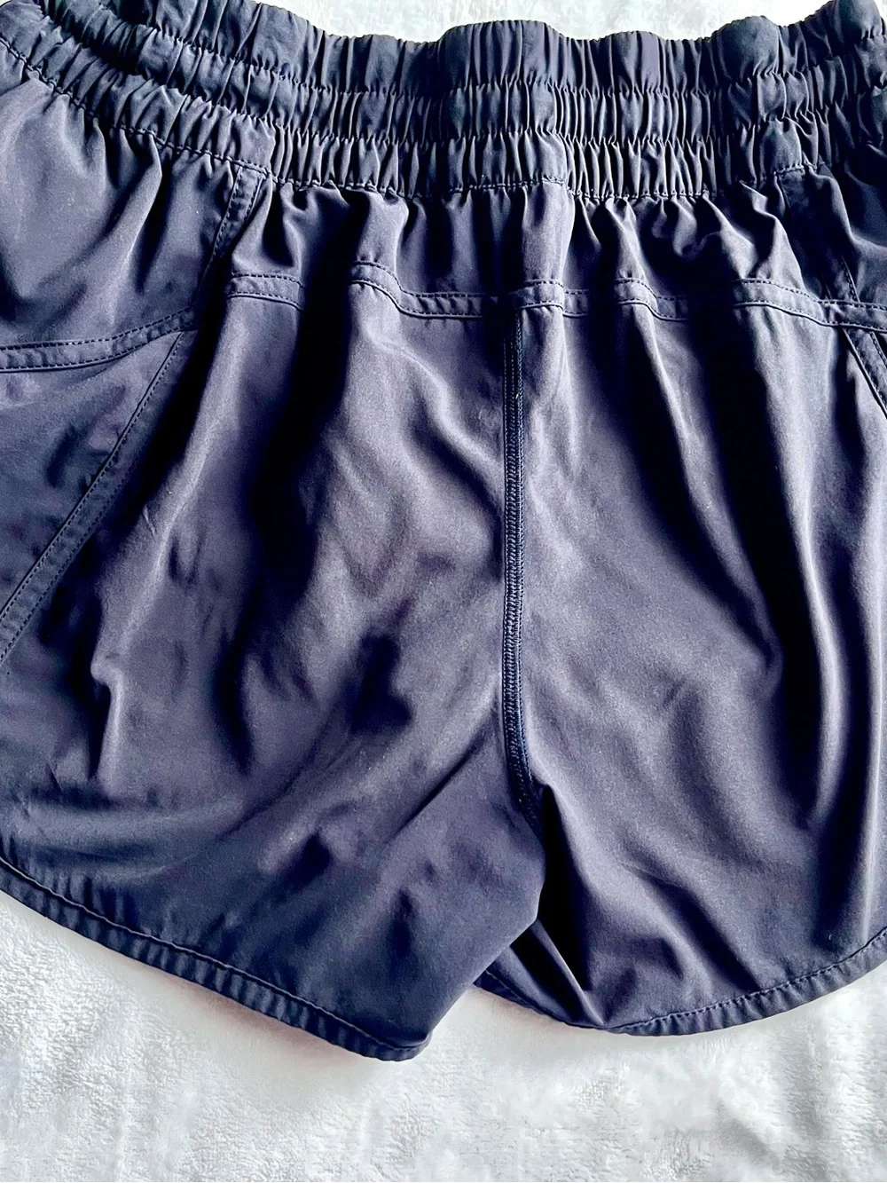 Lululemon Hotty Hot Navy Athletic Shorts-Size 12